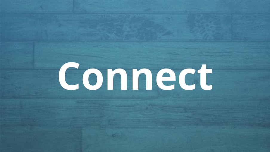 Connect — teal wood